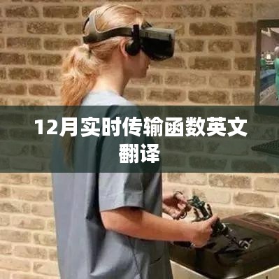 實(shí)時(shí)傳輸函數(shù)英文翻譯介紹及作用分析