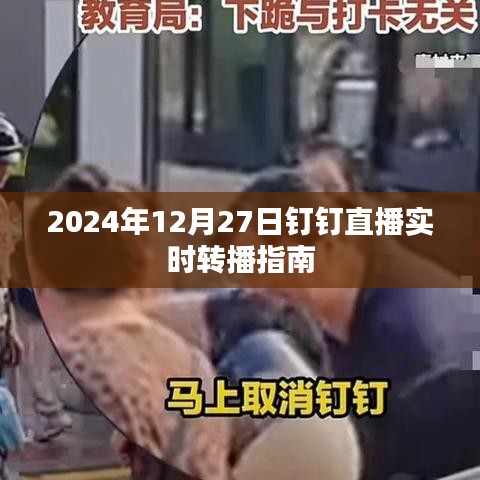 釘釘直播實(shí)時(shí)轉(zhuǎn)播指南（2024年12月版）