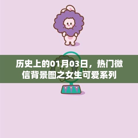 微信女生可愛背景圖系列，歷史上的1月3日熱門推薦