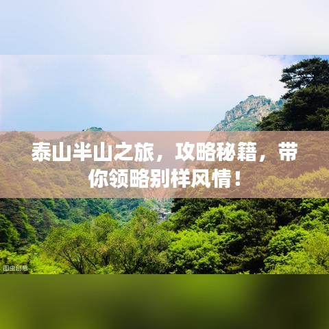 泰山半山之旅，攻略秘籍，帶你領略別樣風情！