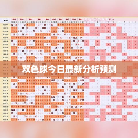 雙色球今日最新分析預(yù)測