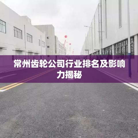 常州齒輪公司行業(yè)排名及影響力揭秘