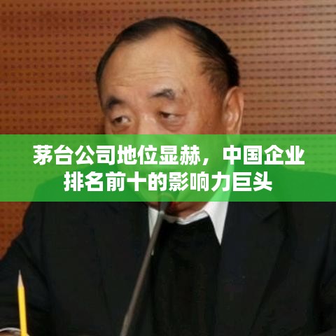 茅臺公司地位顯赫，中國企業(yè)排名前十的影響力巨頭