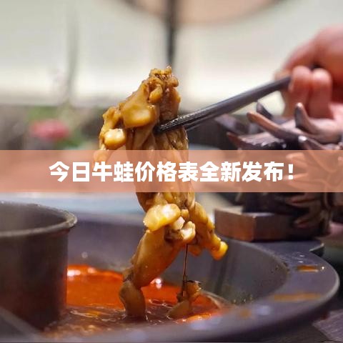 今日牛蛙價格表全新發(fā)布！