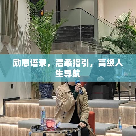 勵志語錄，溫柔指引，高級人生導航